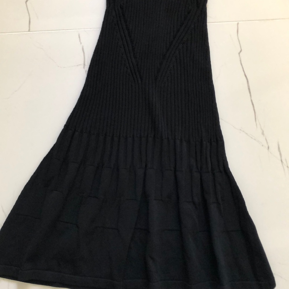 Black Sweater Dress - Picture 4 of 6